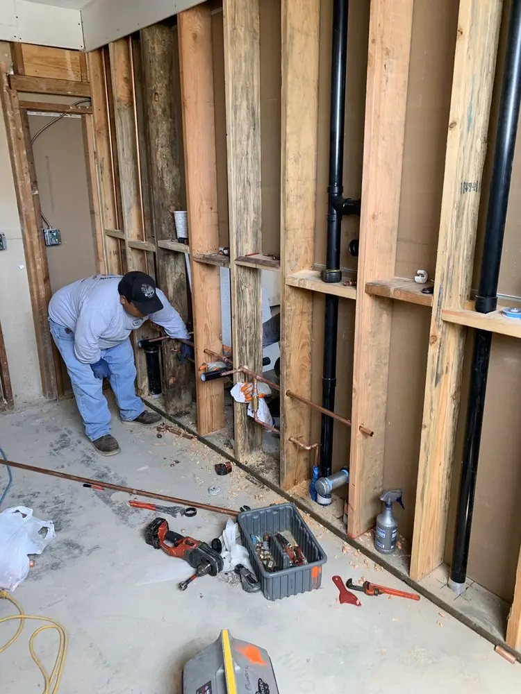 Commercial rough-in plumbing for Gas Line Repair in South Davis Shores